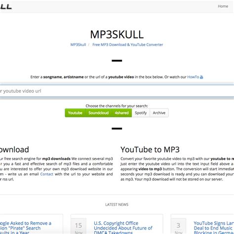 mp3skull converter online